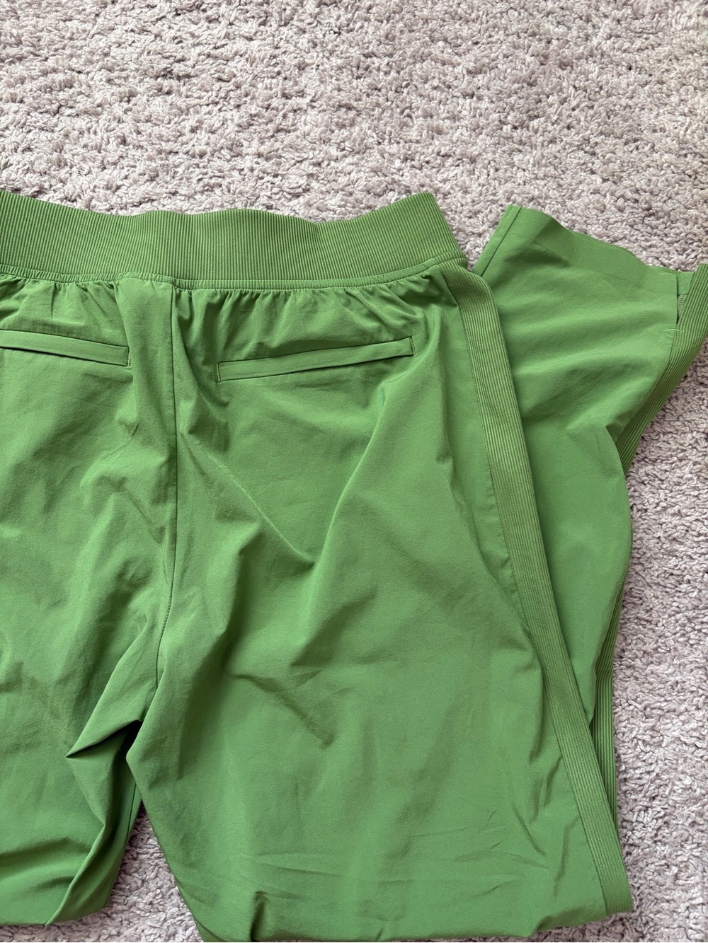 Athleta Lime Green Stretch Joggers - Picture 8 of 8